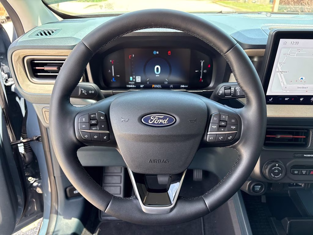2025 Azure Gray Metallic Tri-Coat Ford Maverick Lariat AWD Truck