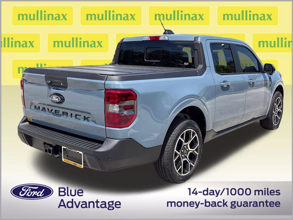 2025 Azure Gray Metallic Tri-Coat Ford Maverick Lariat AWD Truck