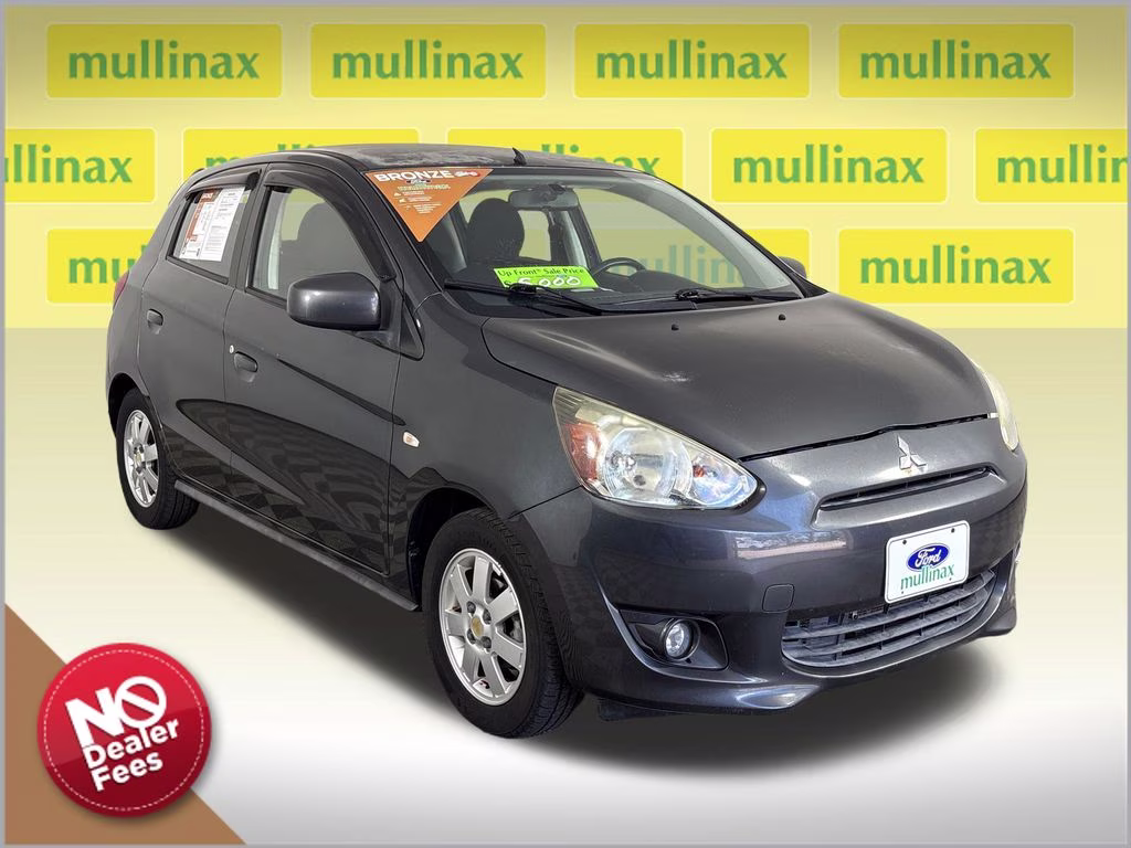 2014 Thunder Gray Mitsubishi Mirage ES FWD Hatchback