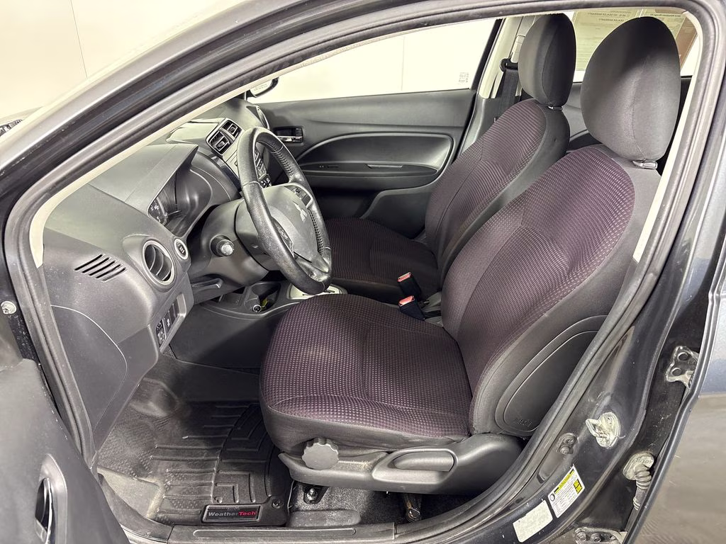 2014 Thunder Gray Mitsubishi Mirage ES FWD Hatchback