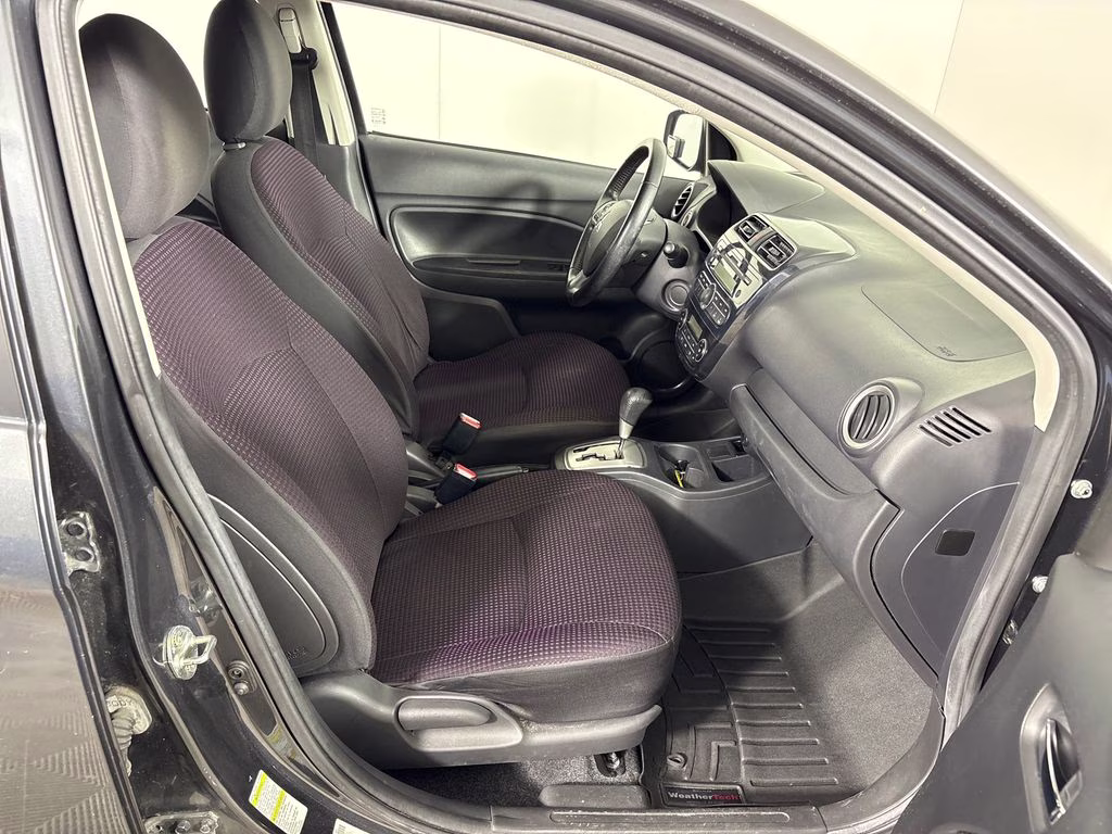 2014 Thunder Gray Mitsubishi Mirage ES FWD Hatchback