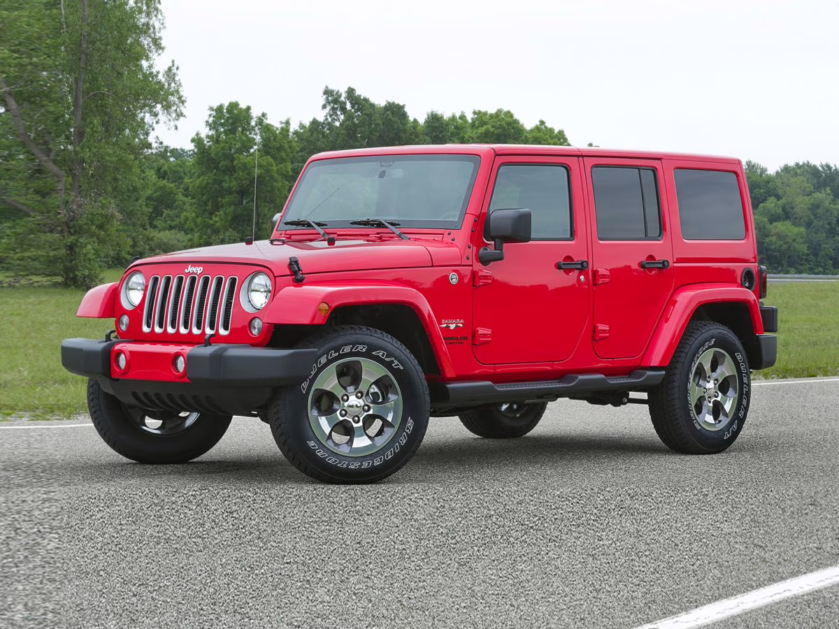 2017 Firecracker Red Clearcoat Jeep Wrangler Unlimited Sport 4X4 SUV