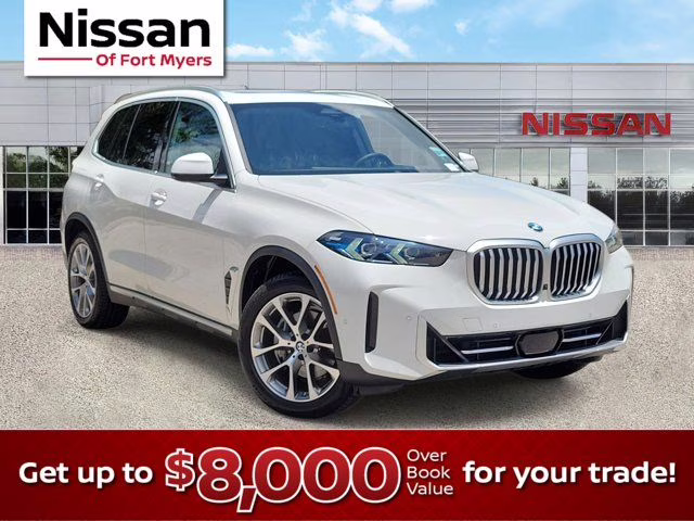 2025 Alpine White BMW X5 sDrive40i RWD SUV
