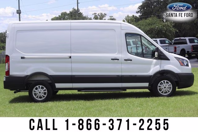 2025 White Ford Transit Cargo Van Cargo Van RWD Van