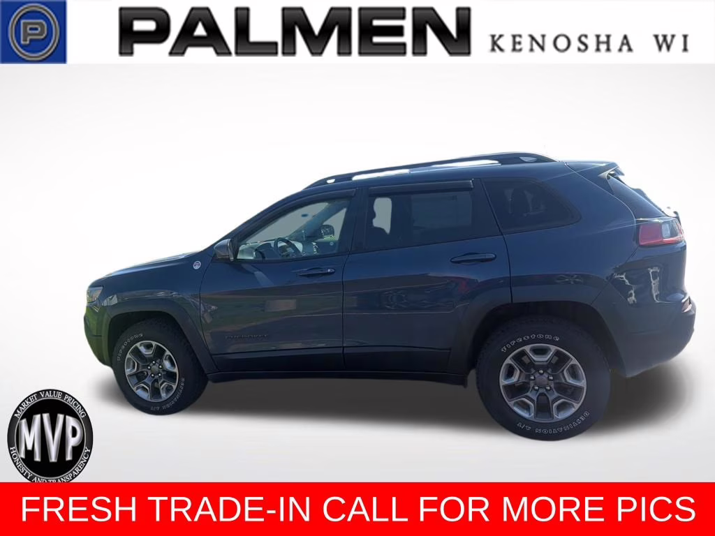 2019 Blue Shade Pearlcoat Jeep Cherokee Trailhawk 4X4 SUV