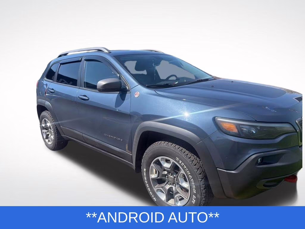 2019 Blue Shade Pearlcoat Jeep Cherokee Trailhawk 4X4 SUV