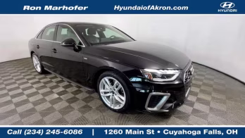 2023 Mythos Black Metallic Audi A4 45 S line Premium Plus AWD Sedan