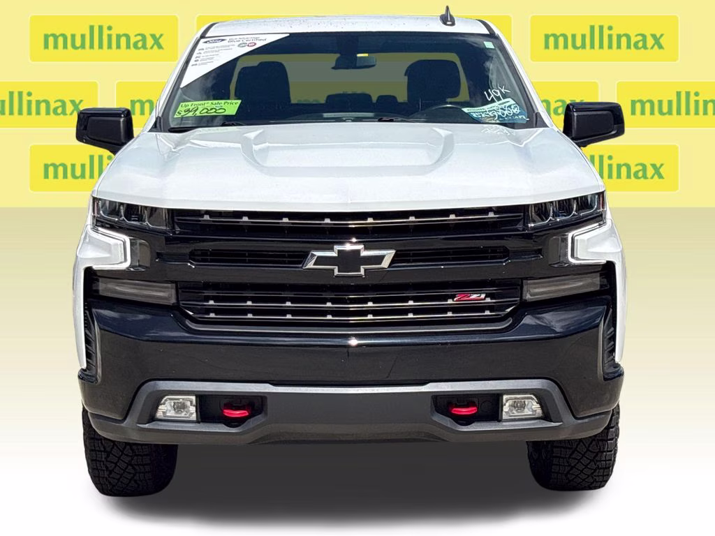 2021 Summit White Chevrolet Silverado 1500 LT Trail Boss 4X4 Truck