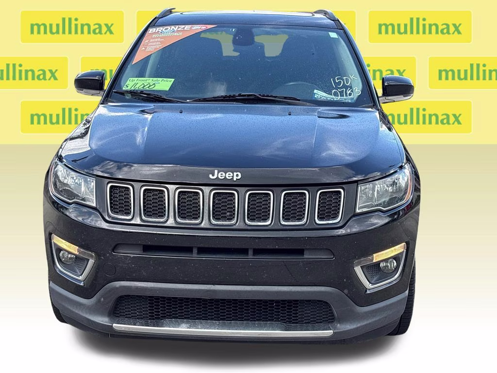 2018 Diamond Black Crystal Pearlcoat Jeep Compass Limited FWD SUV
