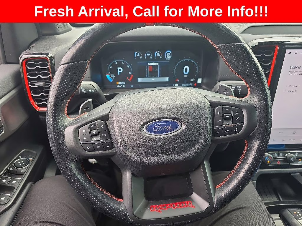 2025 Shadow Black Ford Ranger Raptor 4X4 Truck