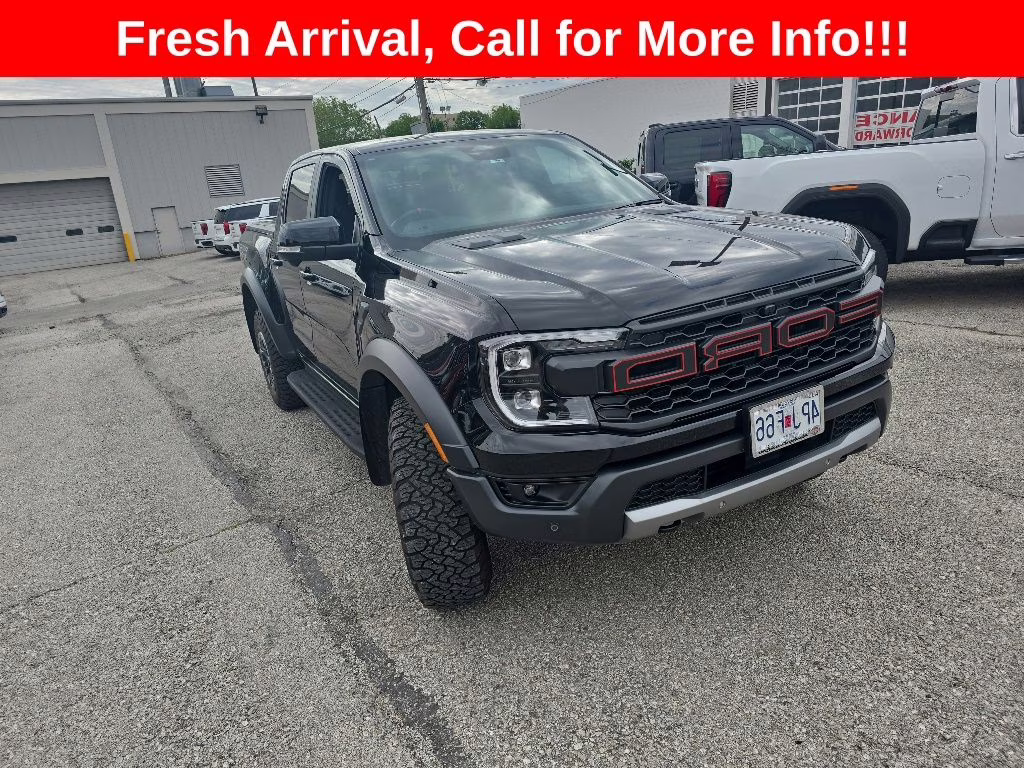 2025 Shadow Black Ford Ranger Raptor 4X4 Truck