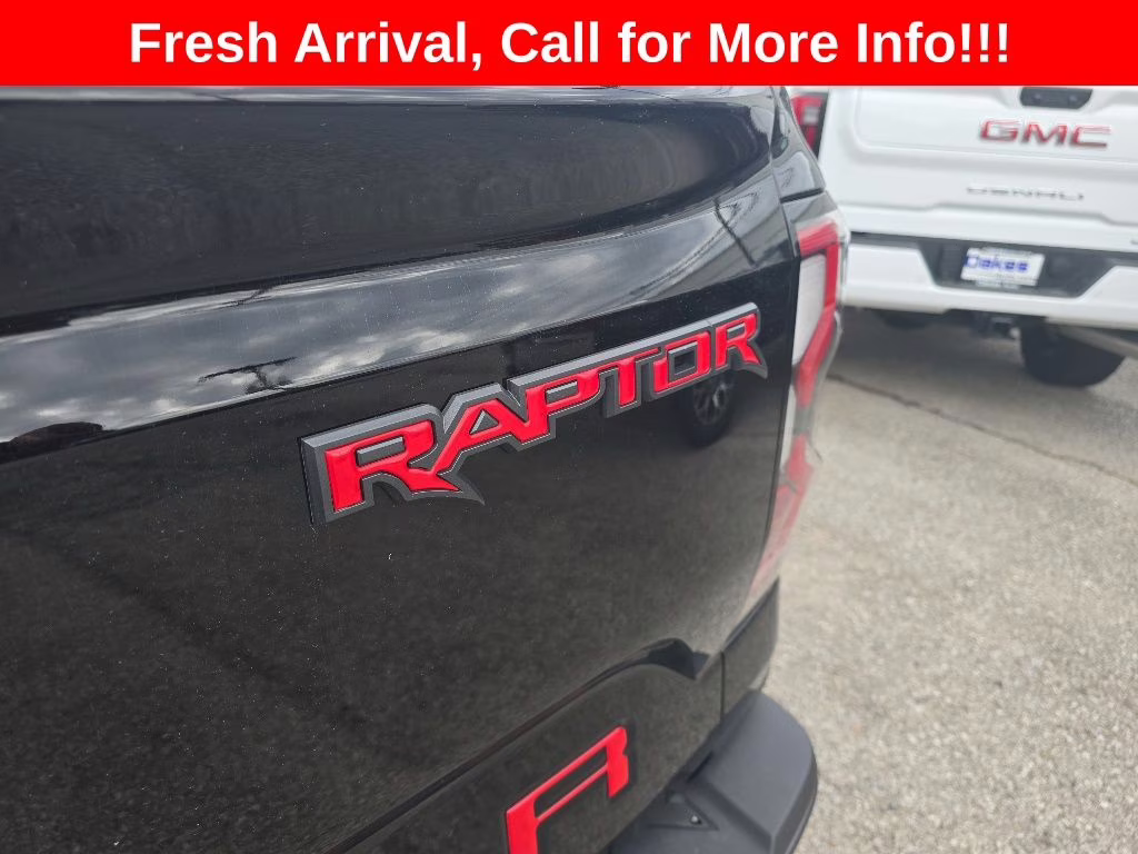 2025 Shadow Black Ford Ranger Raptor 4X4 Truck