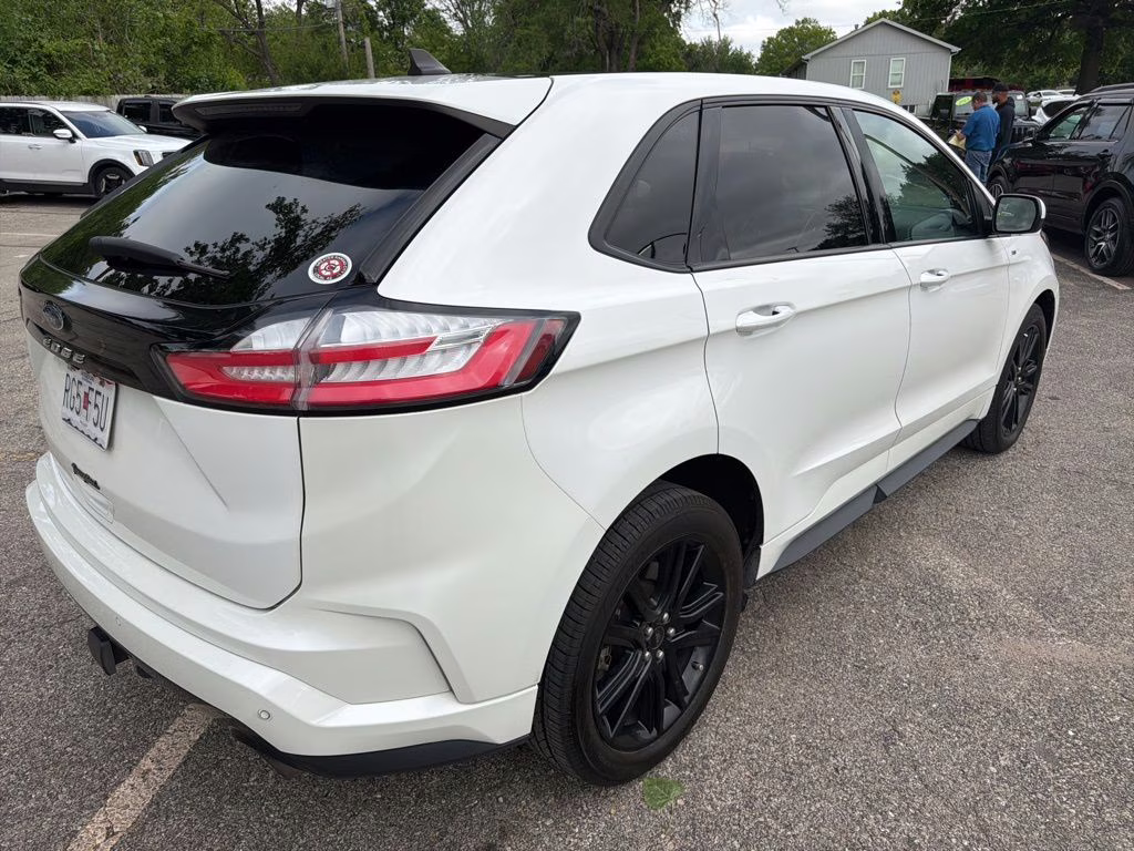 2021 White Ford Edge ST Line AWD SUV