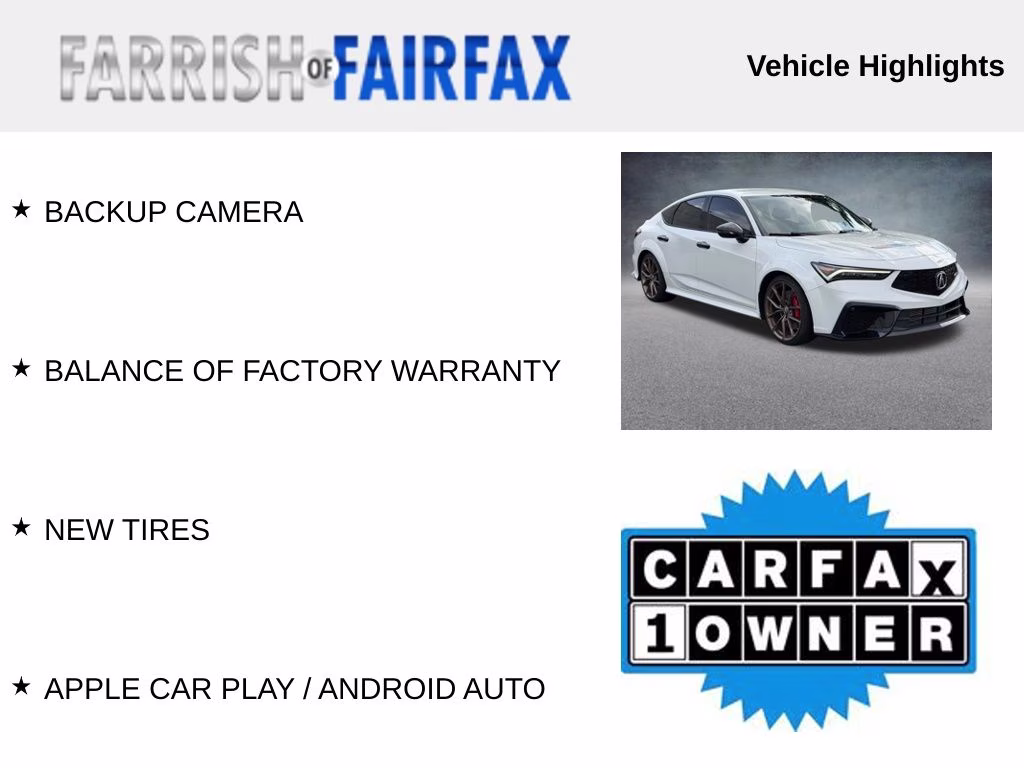 2024 MATTE BLACK Acura Integra Type S FWD Hatchback