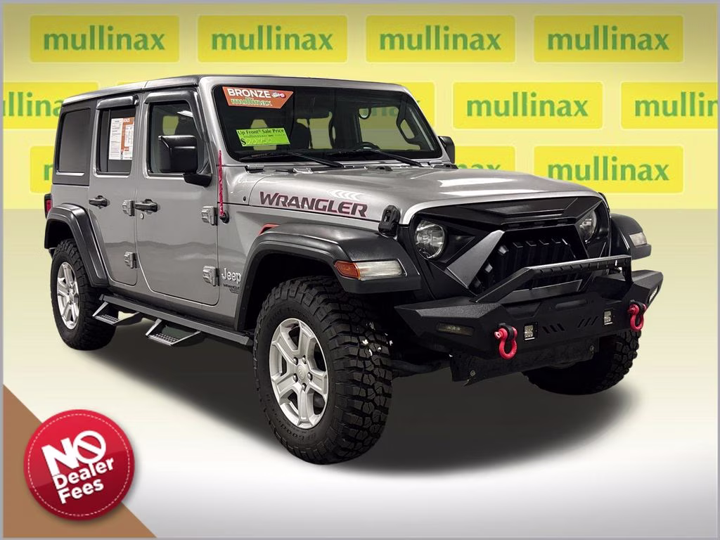 2019 Billet Silver Metallic Clearcoat Jeep Wrangler Unlimited Sport S 4X4 SUV