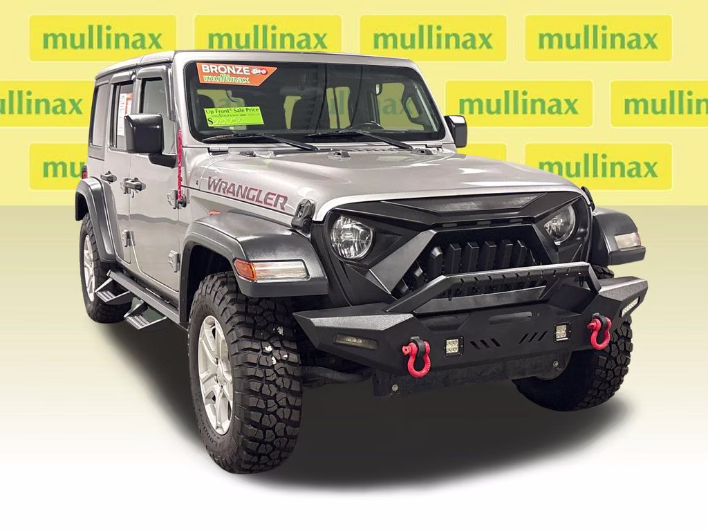 2019 Billet Silver Metallic Clearcoat Jeep Wrangler Unlimited Sport S 4X4 SUV
