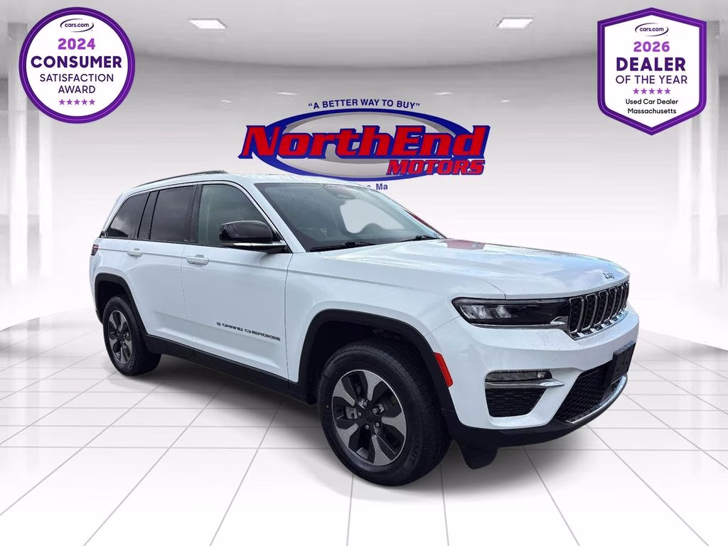 2022 Bright White Clearcoat Jeep Grand Cherokee 4xe 4X4 SUV