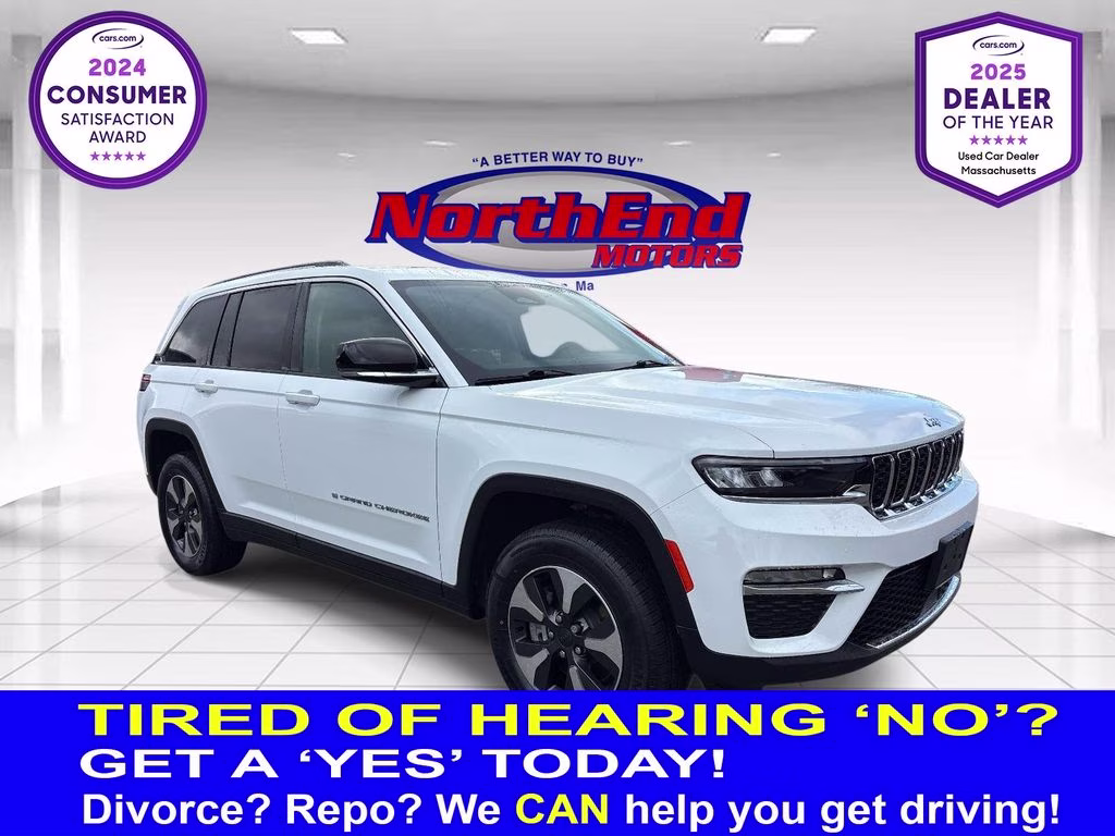 2022 Bright White Clearcoat Jeep Grand Cherokee 4xe 4X4 SUV