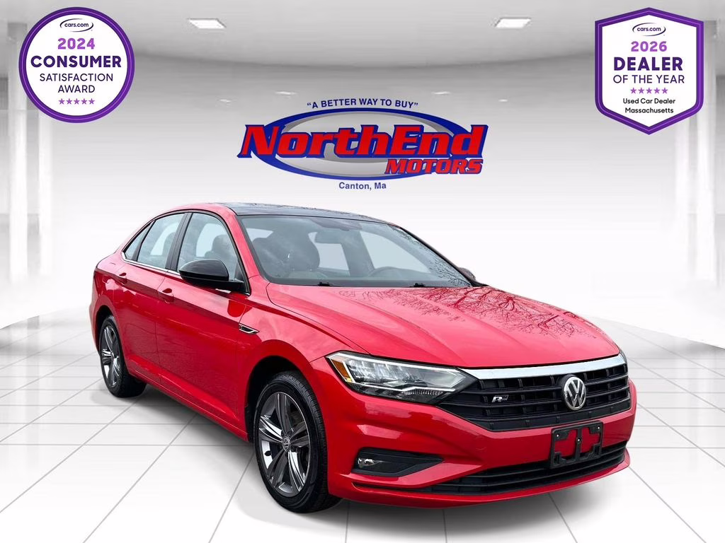 2019 Tornado Red Volkswagen Jetta R-Line FWD Sedan