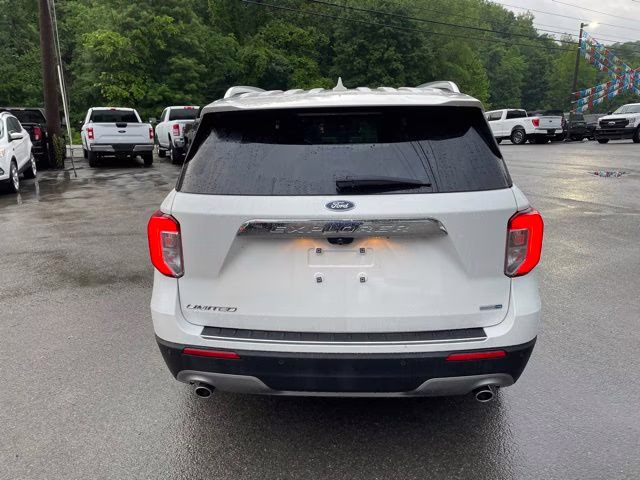 2020 White Metallic Ford Explorer Limited 4X4 SUV