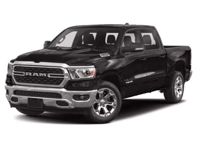 2022 Diamond Black Crystal Pearlcoat Ram 1500 Big Horn 4X4 Truck