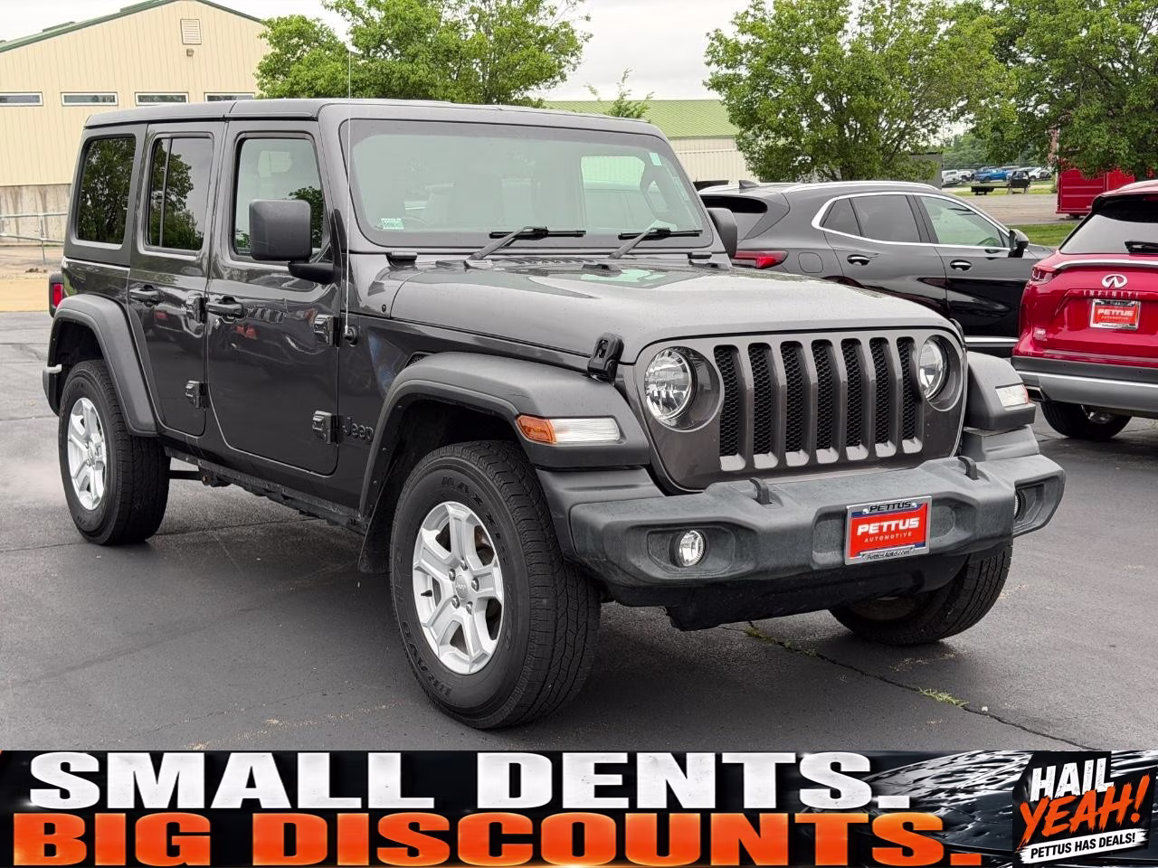 2022 Granite Crystal Metallic Clearcoat Jeep Wrangler Unlimited Sport RHD Right Hand Drive 4X4 SUV