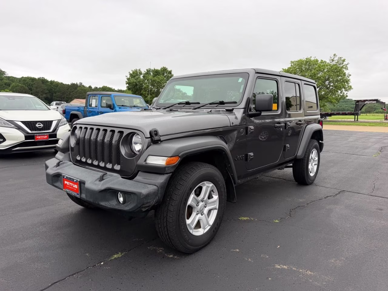 2022 Granite Crystal Metallic Clearcoat Jeep Wrangler Unlimited Sport RHD Right Hand Drive 4X4 SUV