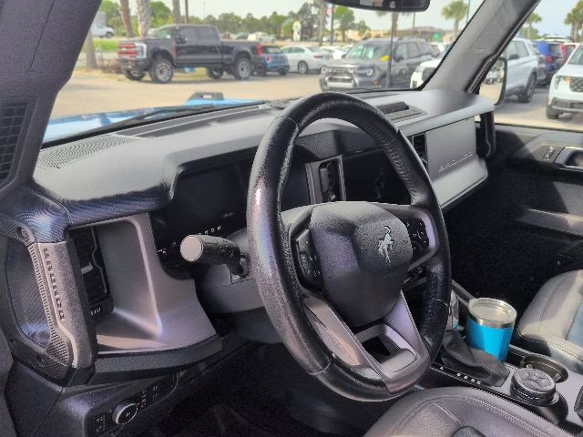 2021 Blue Metallic Ford Bronco Outer Banks 4X4 SUV