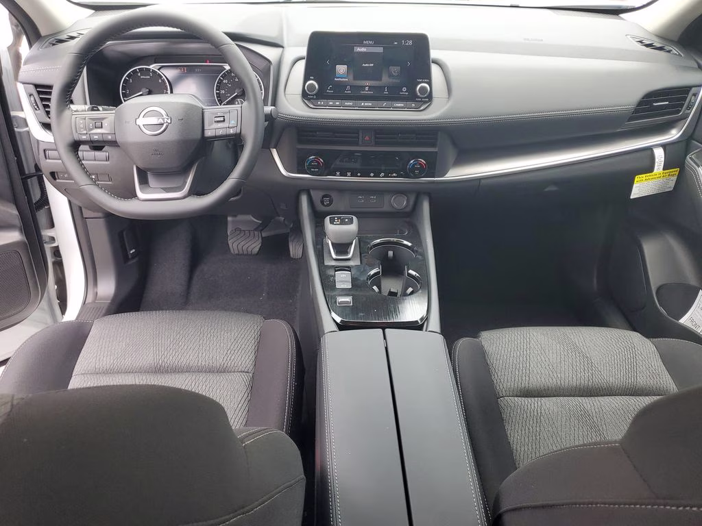 2026 Everest White Pearl Tricoat Nissan Rogue SV FWD SUV