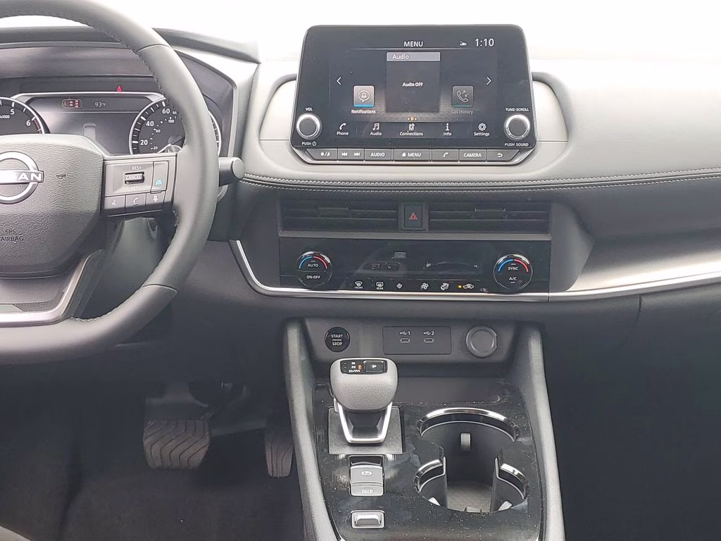 2026 Everest White Pearl Tricoat Nissan Rogue SV FWD SUV