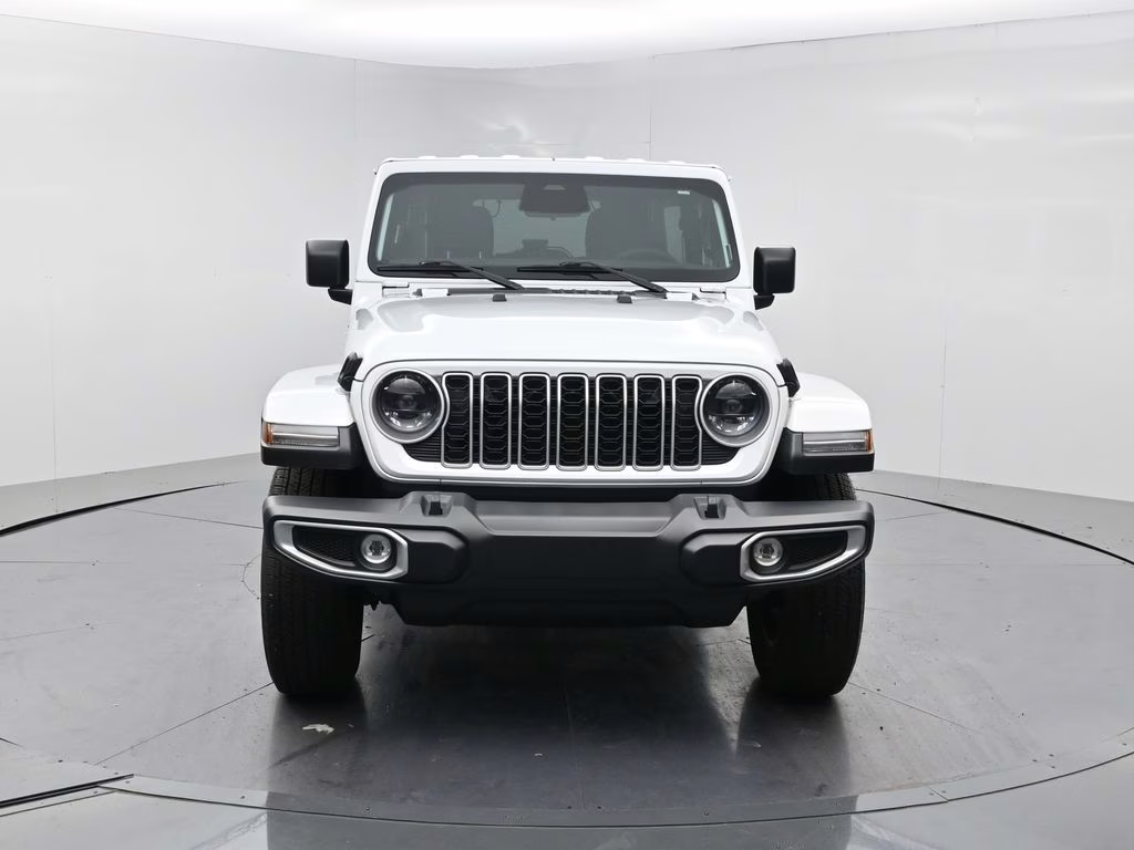 2026 Bright White Clearcoat Jeep Wrangler Sahara 4X4 SUV