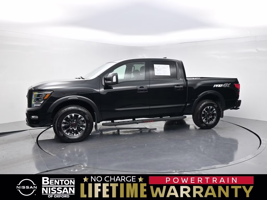 2024 Super Black Nissan Titan PRO-4X 4X4 Truck