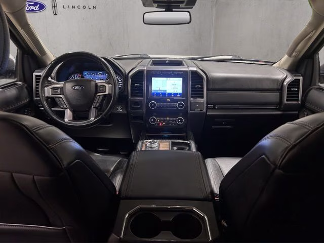 2021 Star White Metallic Tri-Coat Ford Expedition Platinum 4X4 SUV