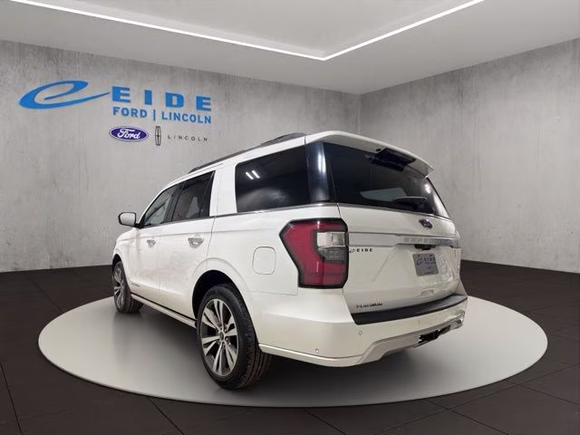 2021 Star White Metallic Tri-Coat Ford Expedition Platinum 4X4 SUV