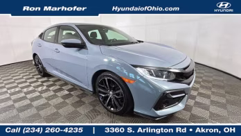 2021 Gray Honda Civic Sport FWD Hatchback