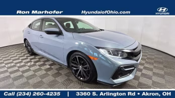 2021 Gray Honda Civic Sport FWD Hatchback