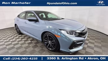 2021 Gray Honda Civic Sport FWD Hatchback