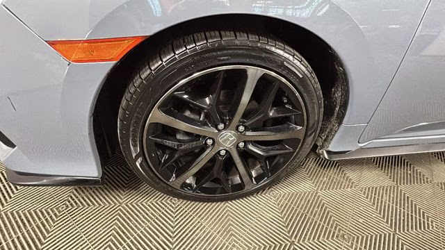 2021 Gray Honda Civic Sport FWD Hatchback