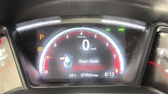 2021 Gray Honda Civic Sport FWD Hatchback