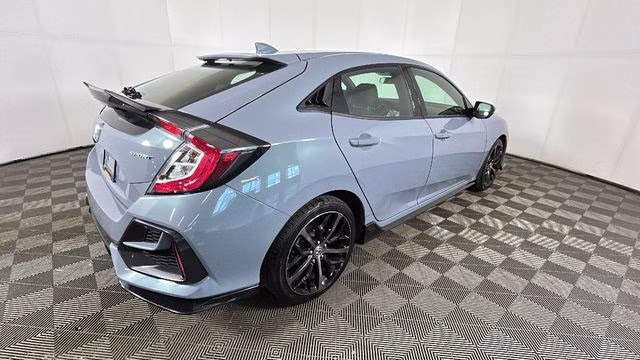2021 Gray Honda Civic Sport FWD Hatchback