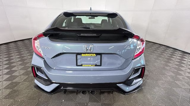 2021 Gray Honda Civic Sport FWD Hatchback