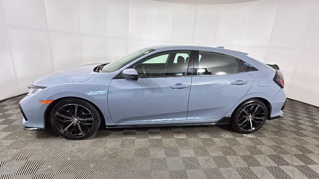 2021 Gray Honda Civic Sport FWD Hatchback