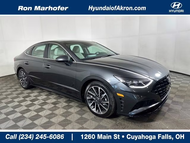 2023 Portofino Gray Hyundai Sonata Limited FWD Sedan