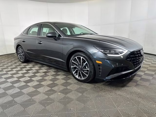 2023 Portofino Gray Hyundai Sonata Limited FWD Sedan