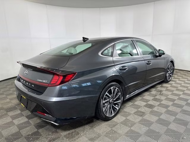 2023 Portofino Gray Hyundai Sonata Limited FWD Sedan
