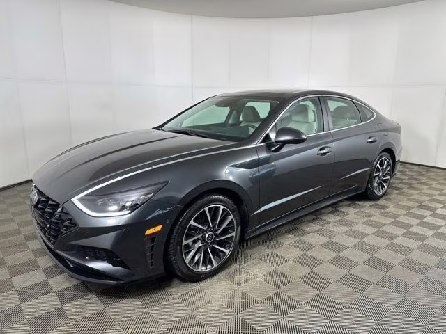 2023 Portofino Gray Hyundai Sonata Limited FWD Sedan