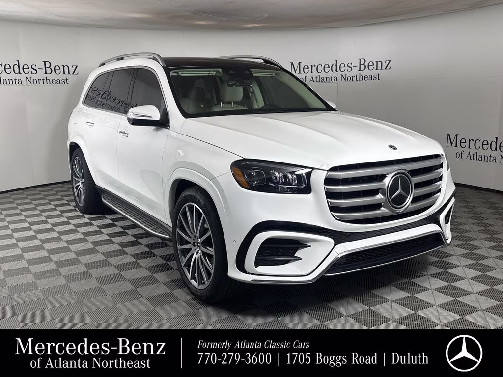 2025 Polar White Mercedes-Benz GLS GLS 450 AWD SUV