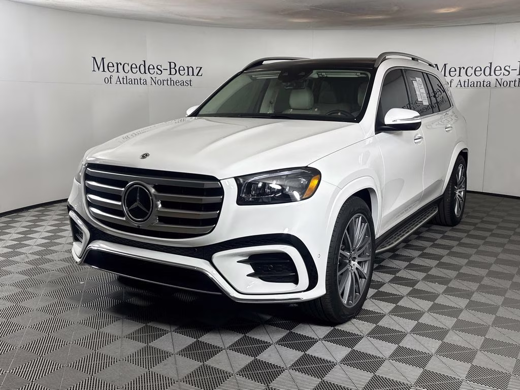 2025 Polar White Mercedes-Benz GLS GLS 450 AWD SUV