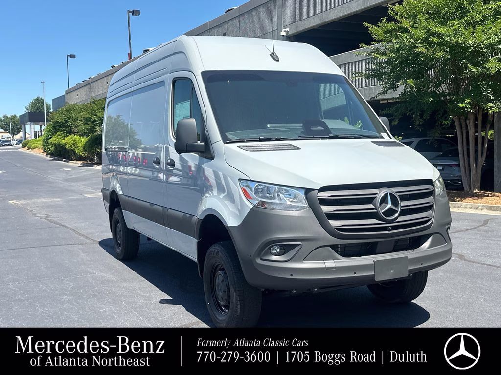 2026 Silver Mercedes-Benz Sprinter 2500 Cargo 144 WB AWD Van