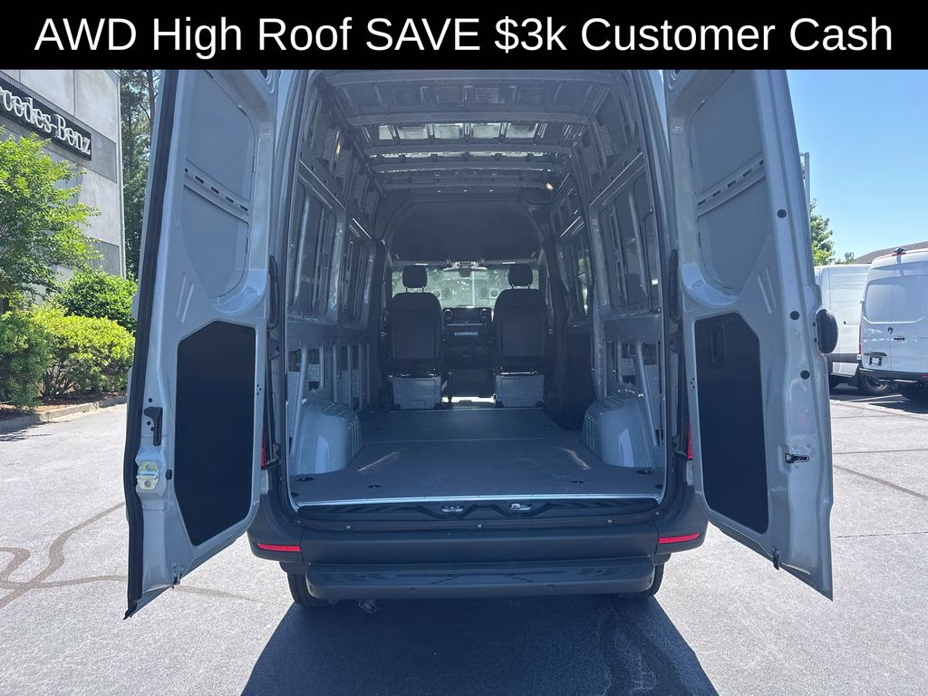 2026 Silver Mercedes-Benz Sprinter 2500 Cargo 144 WB AWD Van